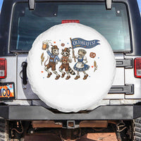 Funny Opossum Raccoon Frog Oktoberfest Beer Graphic Spare Tire Cover Spooky Drinking Team