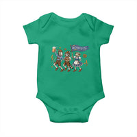 Funny Opossum Raccoon Frog Oktoberfest Beer Graphic Baby Onesie Spooky Drinking Team