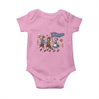 Funny Opossum Raccoon Frog Oktoberfest Beer Graphic Baby Onesie Spooky Drinking Team