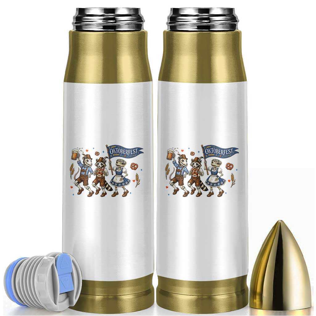 Funny Opossum Raccoon Frog Oktoberfest Beer Graphic Bullet Tumbler Spooky Drinking Team