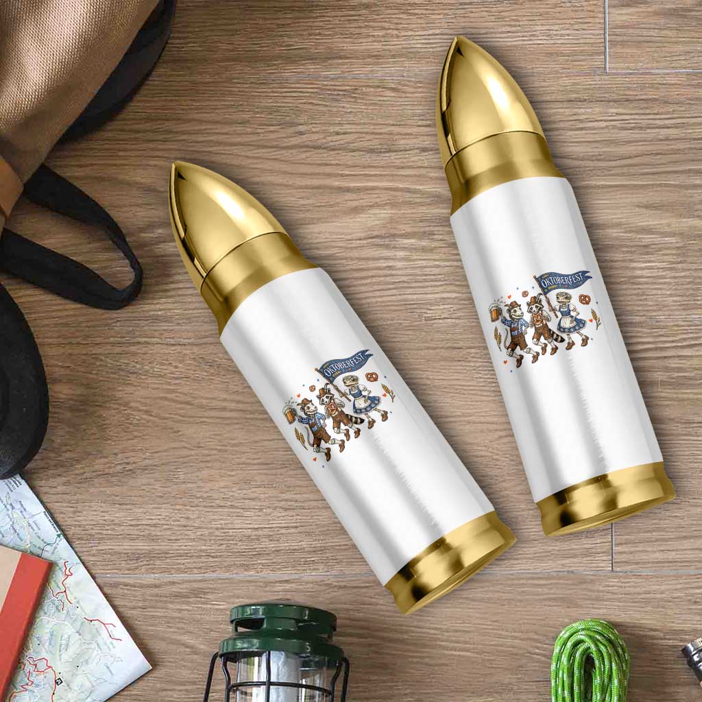 Funny Opossum Raccoon Frog Oktoberfest Beer Graphic Bullet Tumbler Spooky Drinking Team