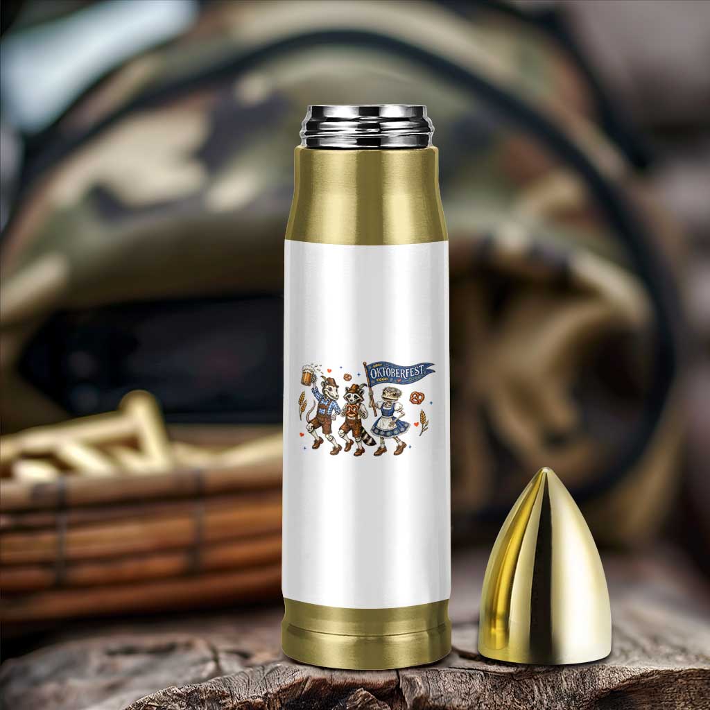 Funny Opossum Raccoon Frog Oktoberfest Beer Graphic Bullet Tumbler Spooky Drinking Team