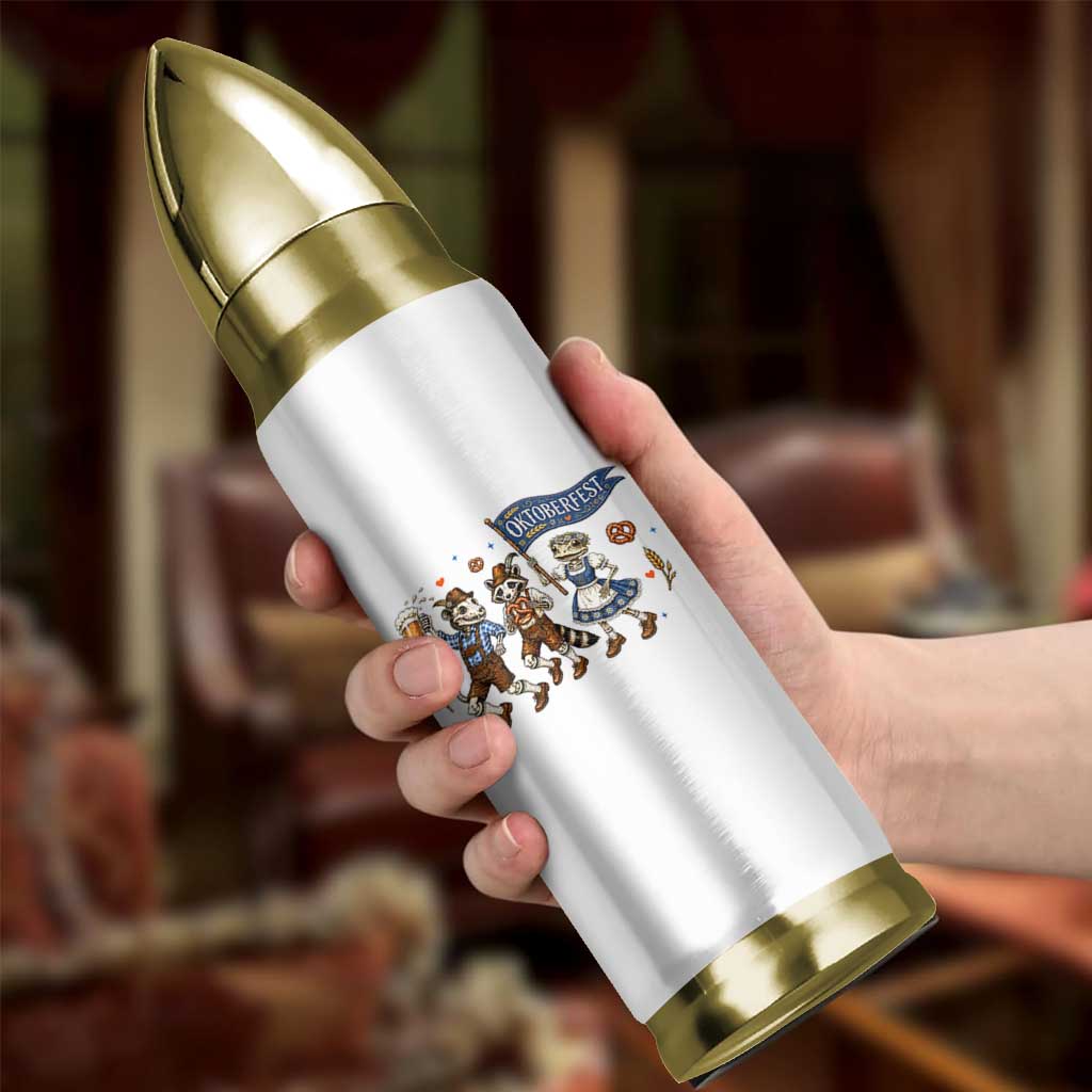 Funny Opossum Raccoon Frog Oktoberfest Beer Graphic Bullet Tumbler Spooky Drinking Team