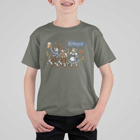 Funny Opossum Raccoon Frog Oktoberfest Beer Graphic T Shirt For Kid Spooky Drinking Team
