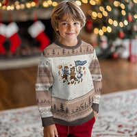 Funny Opossum Raccoon Frog Oktoberfest Beer Graphic Ugly Christmas Sweater Spooky Drinking Team