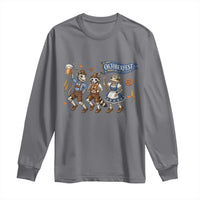 Funny Opossum Raccoon Frog Oktoberfest Beer Graphic Long Sleeve Shirt Spooky Drinking Team