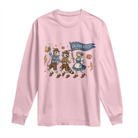 Funny Opossum Raccoon Frog Oktoberfest Beer Graphic Long Sleeve Shirt Spooky Drinking Team