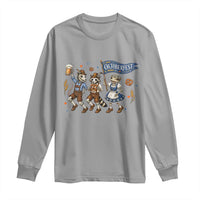 Funny Opossum Raccoon Frog Oktoberfest Beer Graphic Long Sleeve Shirt Spooky Drinking Team