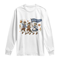 Funny Opossum Raccoon Frog Oktoberfest Beer Graphic Long Sleeve Shirt Spooky Drinking Team