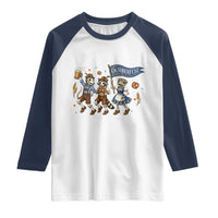 Funny Opossum Raccoon Frog Oktoberfest Beer Graphic Raglan Shirt Spooky Drinking Team