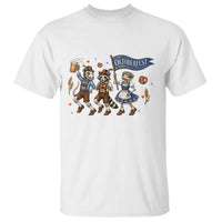 Funny Opossum Raccoon Frog Oktoberfest Beer Graphic T Shirt Spooky Drinking Team