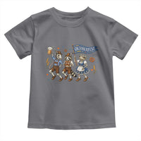 Funny Opossum Raccoon Frog Oktoberfest Beer Graphic Toddler T Shirt Spooky Drinking Team