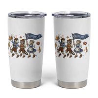 Funny Opossum Raccoon Frog Oktoberfest Beer Graphic Tumbler Cup Spooky Drinking Team