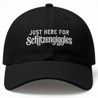 Just Here For Schitzengiggles Baseball Cap German Beer Festival Funny Gift