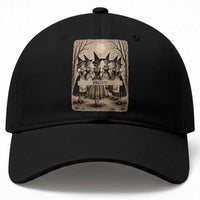 Skeleton Witches Coven Oktoberfest Baseball Cap German Dirndl Spooky Beer Festival Gift