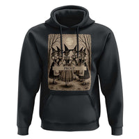 Skeleton Witches Coven Oktoberfest Hoodie German Dirndl Spooky Beer Festival Gift
