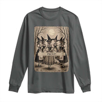 Skeleton Witches Coven Oktoberfest Long Sleeve Shirt German Dirndl Spooky Beer Festival Gift