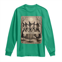 Skeleton Witches Coven Oktoberfest Long Sleeve Shirt German Dirndl Spooky Beer Festival Gift