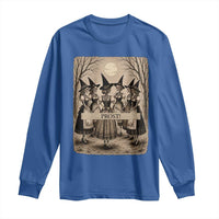 Skeleton Witches Coven Oktoberfest Long Sleeve Shirt German Dirndl Spooky Beer Festival Gift