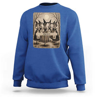 Skeleton Witches Coven Oktoberfest Sweatshirt German Dirndl Spooky Beer Festival Gift