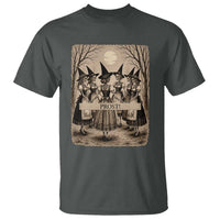 Skeleton Witches Coven Oktoberfest T Shirt German Dirndl Spooky Beer Festival Gift