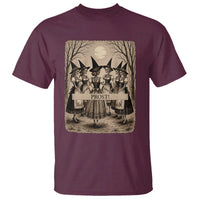Skeleton Witches Coven Oktoberfest T Shirt German Dirndl Spooky Beer Festival Gift