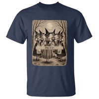 Skeleton Witches Coven Oktoberfest T Shirt German Dirndl Spooky Beer Festival Gift