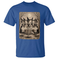 Skeleton Witches Coven Oktoberfest T Shirt German Dirndl Spooky Beer Festival Gift