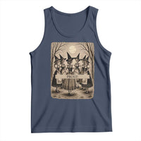 Skeleton Witches Coven Oktoberfest Tank Top German Dirndl Spooky Beer Festival Gift