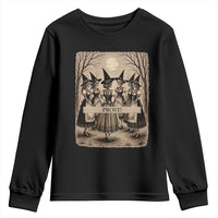 Skeleton Witches Coven Oktoberfest Youth Sweatshirt German Dirndl Spooky Beer Festival Gift