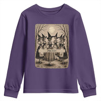 Skeleton Witches Coven Oktoberfest Youth Sweatshirt German Dirndl Spooky Beer Festival Gift