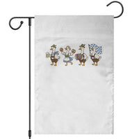 Silly Goose Oktoberfest Garden Flag Cute Bavarian Beer Festival Animal Humor