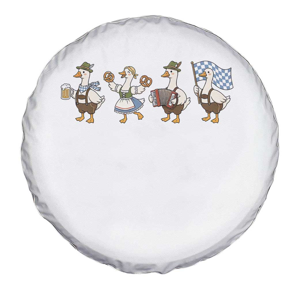 Silly Goose Oktoberfest Spare Tire Cover Cute Bavarian Beer Festival Animal Humor