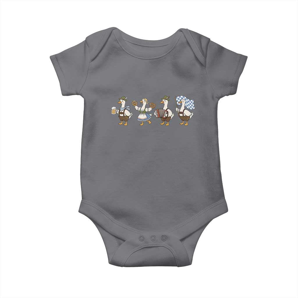 Silly Goose Oktoberfest Baby Onesie Cute Bavarian Beer Festival Animal Humor