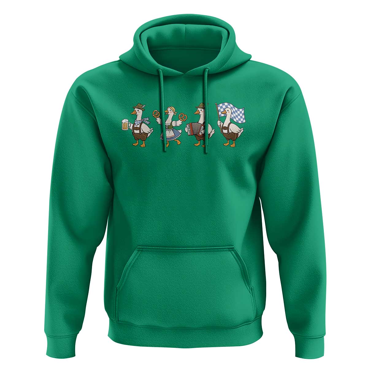 Silly Goose Oktoberfest Hoodie Cute Bavarian Beer Festival Animal Humor