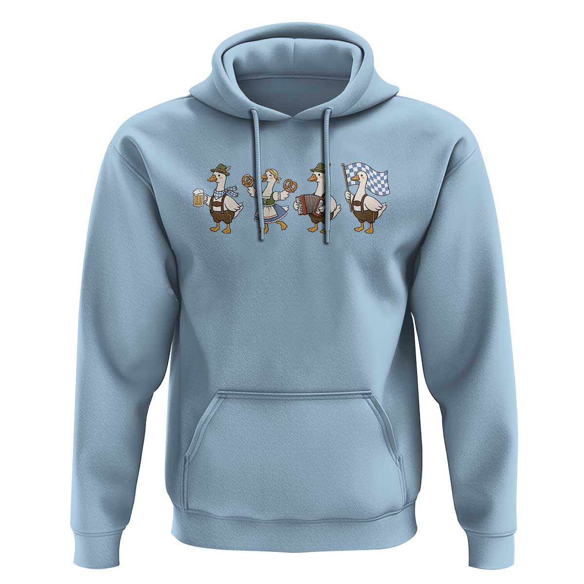 Silly Goose Oktoberfest Hoodie Cute Bavarian Beer Festival Animal Humor
