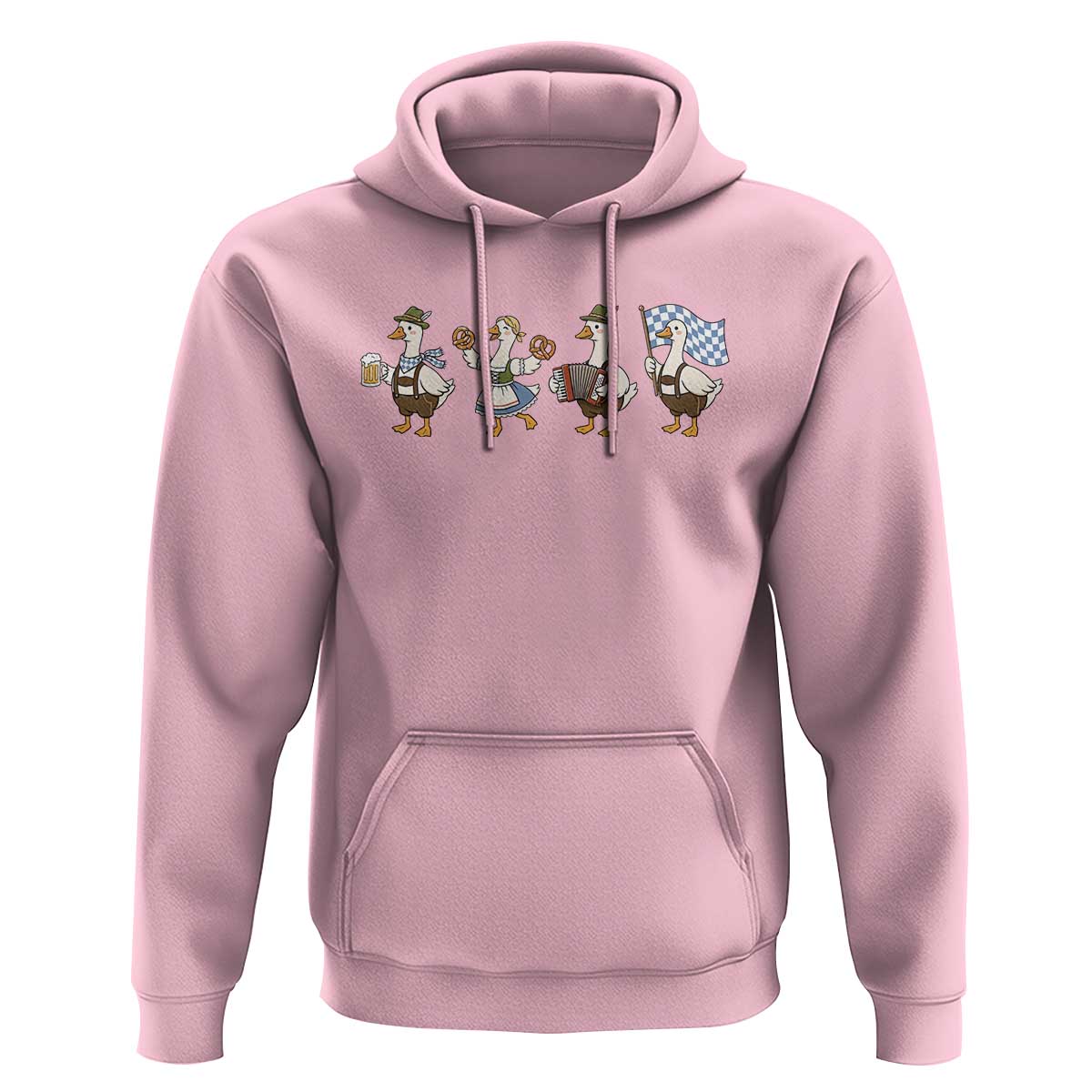 Silly Goose Oktoberfest Hoodie Cute Bavarian Beer Festival Animal Humor