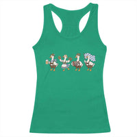Silly Goose Oktoberfest Racerback Tank Top Cute Bavarian Beer Festival Animal Humor