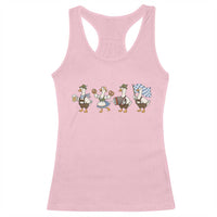 Silly Goose Oktoberfest Racerback Tank Top Cute Bavarian Beer Festival Animal Humor