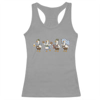 Silly Goose Oktoberfest Racerback Tank Top Cute Bavarian Beer Festival Animal Humor