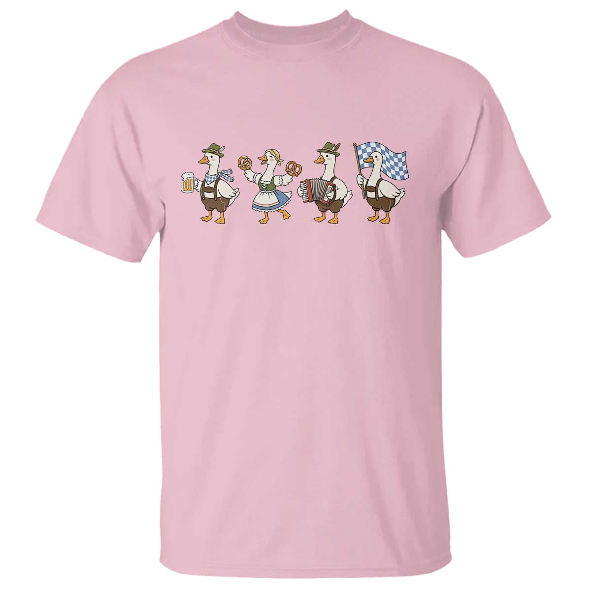 Silly Goose Oktoberfest T Shirt Cute Bavarian Beer Festival Animal Humor