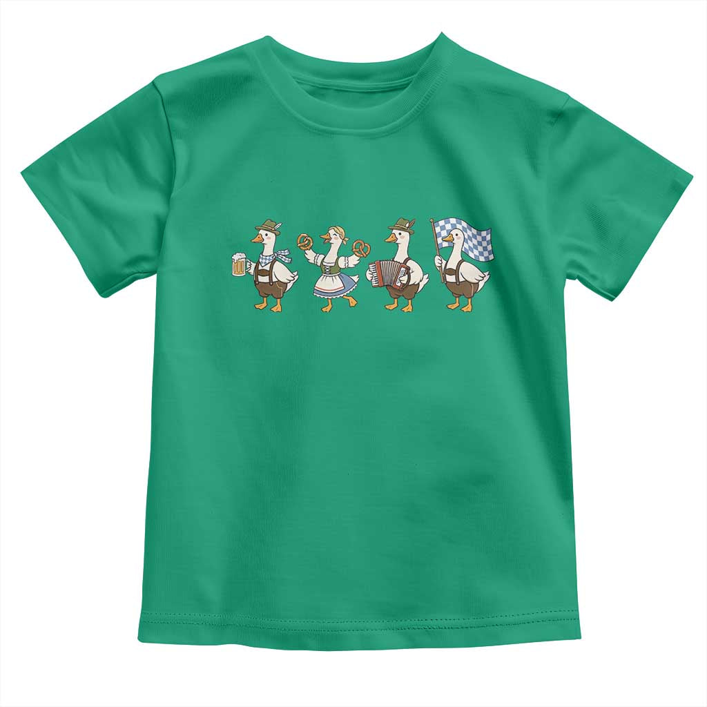 Silly Goose Oktoberfest Toddler T Shirt Cute Bavarian Beer Festival Animal Humor