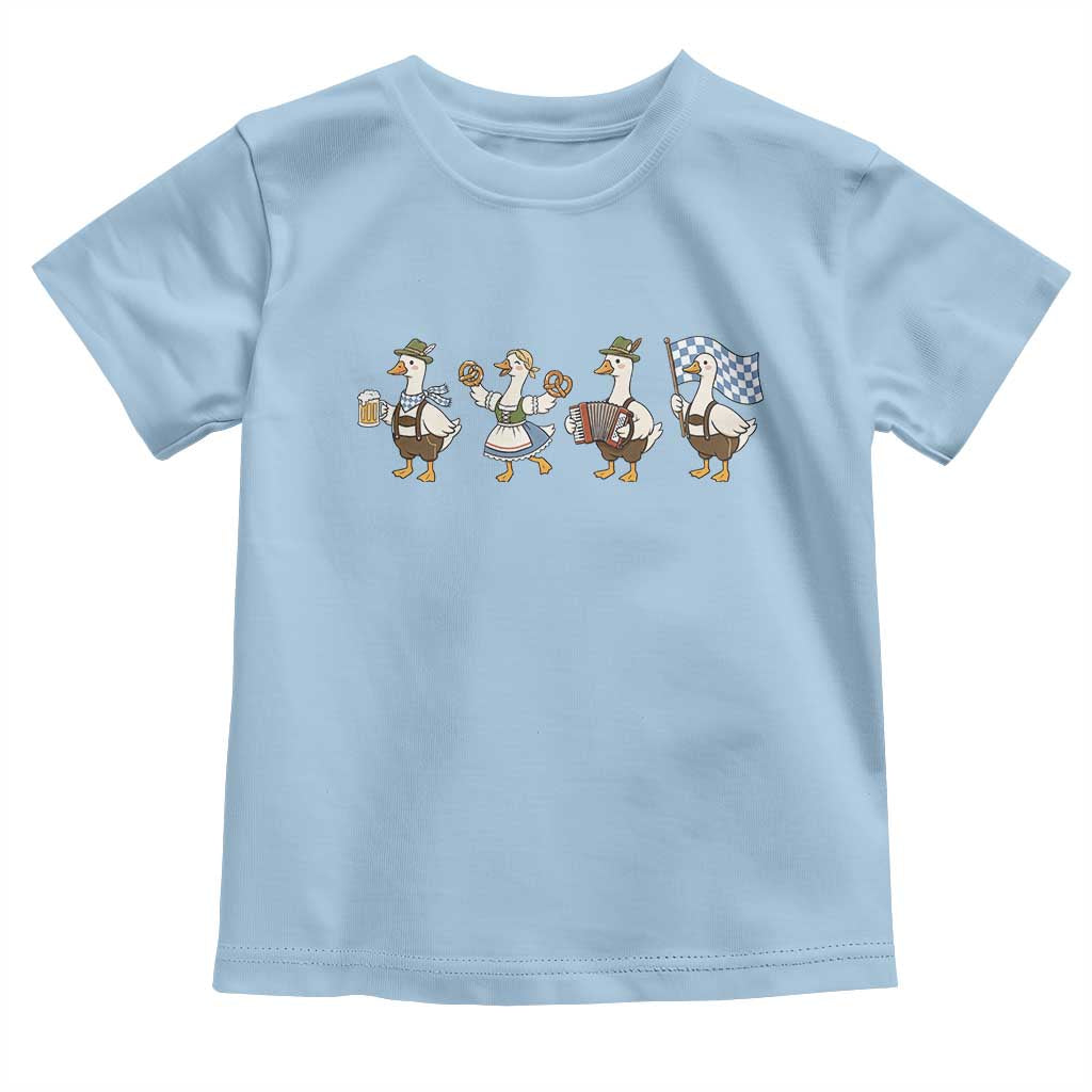Silly Goose Oktoberfest Toddler T Shirt Cute Bavarian Beer Festival Animal Humor
