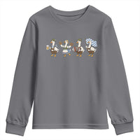 Silly Goose Oktoberfest Youth Sweatshirt Cute Bavarian Beer Festival Animal Humor