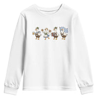 Silly Goose Oktoberfest Youth Sweatshirt Cute Bavarian Beer Festival Animal Humor