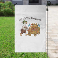 Funny Goose German Beer Festival Garden Flag Off To The Biergarten