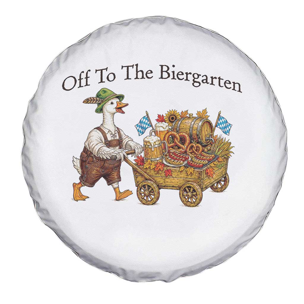 Funny Goose German Beer Festival Spare Tire Cover Off To The Biergarten
