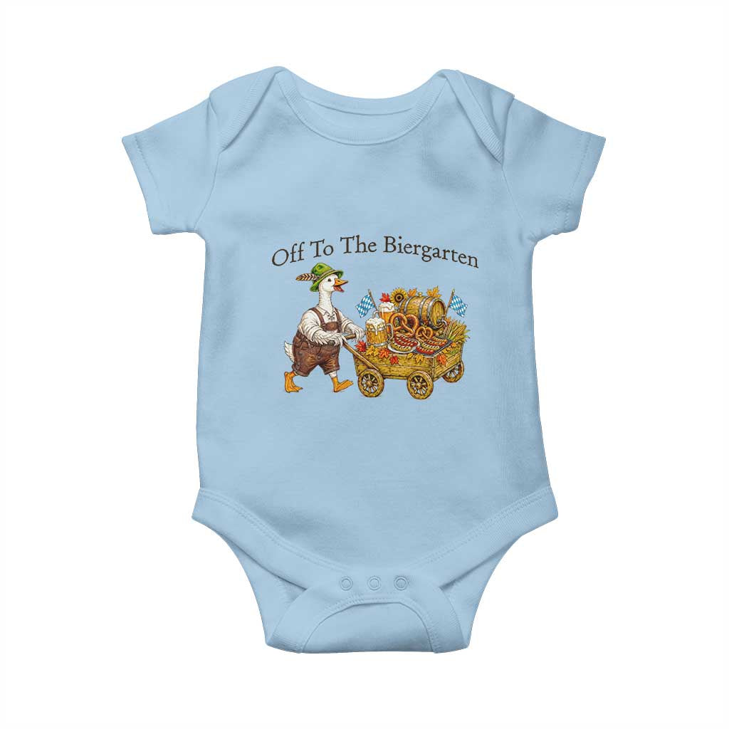 Funny Goose German Beer Festival Baby Onesie Off To The Biergarten