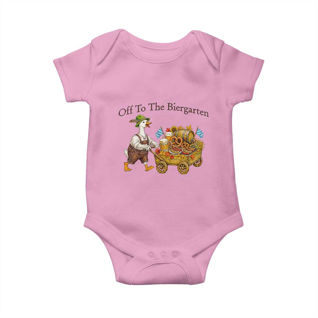 Funny Goose German Beer Festival Baby Onesie Off To The Biergarten