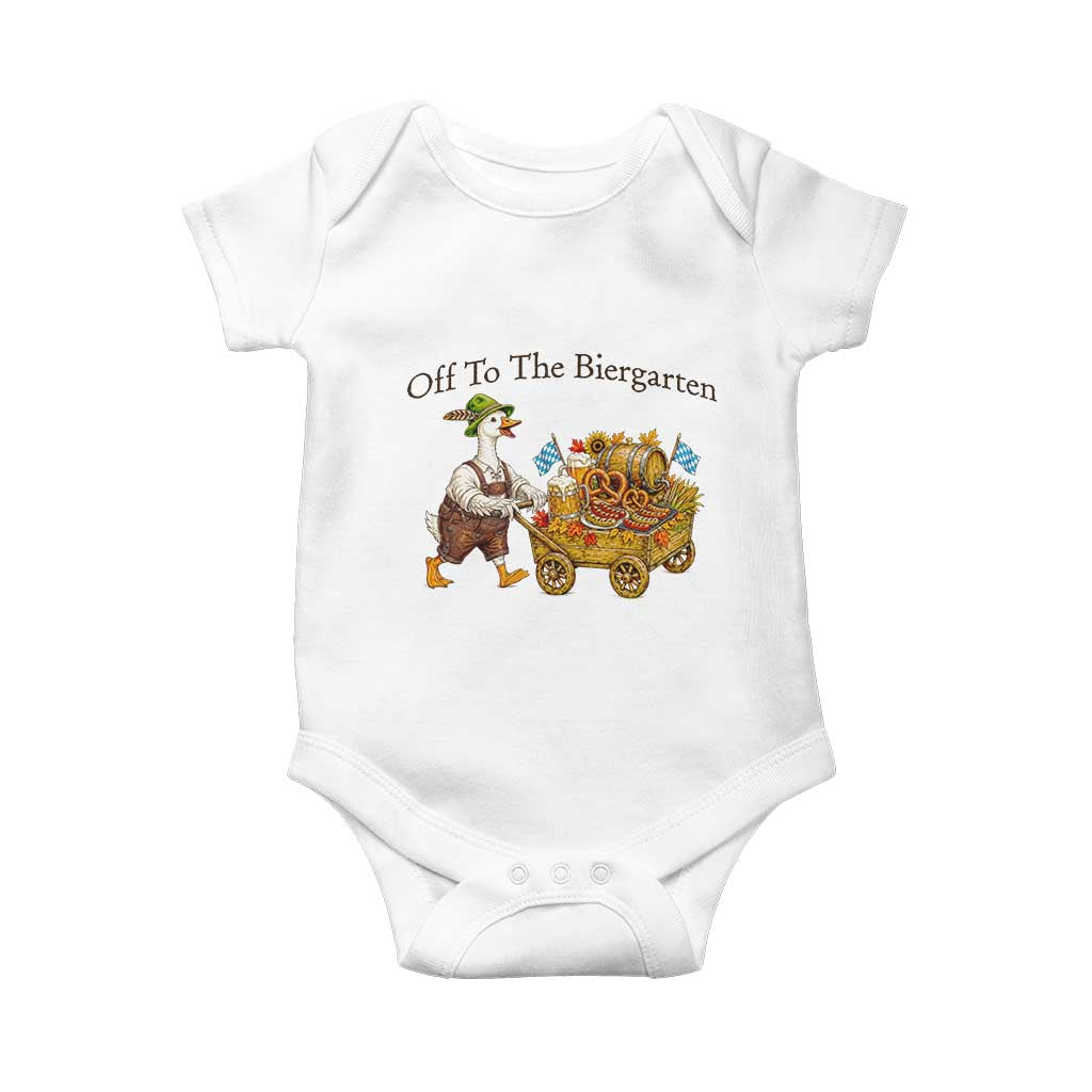 Funny Goose German Beer Festival Baby Onesie Off To The Biergarten